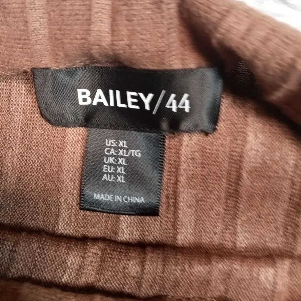 Bailey 44 Sweater Womens XL Brown‎ Lightweight Soft Textured Comfort Casual